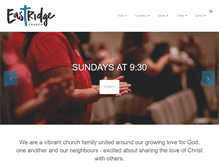 Tablet Screenshot of eastridge.ca