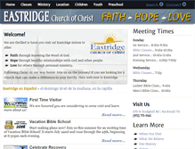 Tablet Screenshot of eastridge.cc